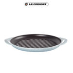 圖片 【LE CREUSET】琺瑯鑄鐵雙耳圓鐵烤盤25CM (海岸藍)