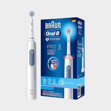 圖片 【Oral-B】PRO3 3D電動牙刷-藍