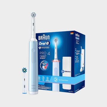 圖片 【Oral-B】PRO4 3D電動牙刷-貝加爾湖藍